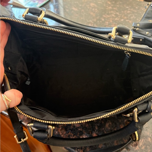 Michael Kors Black Satchel with Gold Accents - Picture 4 of 6